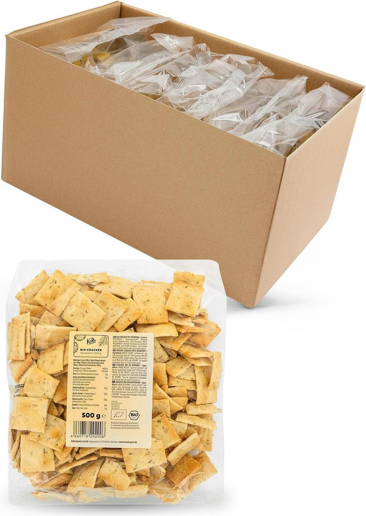 KoRo I Cracker Rosmarin 6 x 500 g