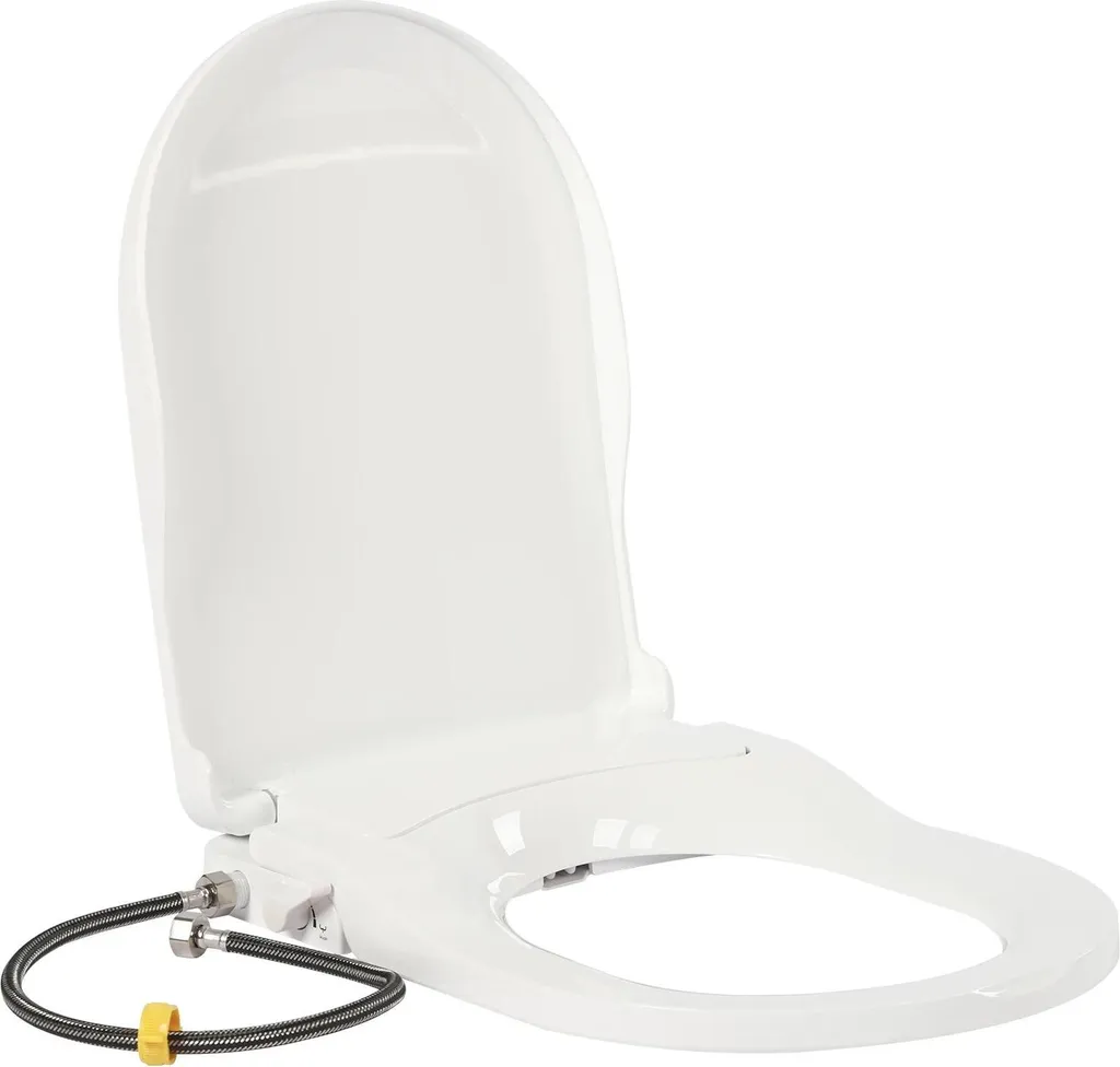 Siège de toilettes bidet non électrique lavant double buse D