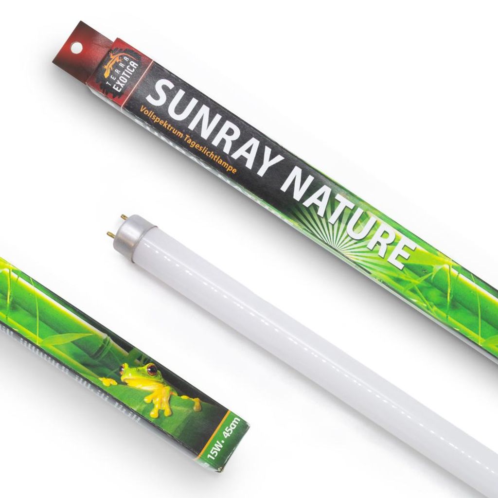 Terra Exotica Sunray Nature 15W – T8 Tageslicht-Leuchtstoffröhre für natürliche Terrarienbeleuchtung