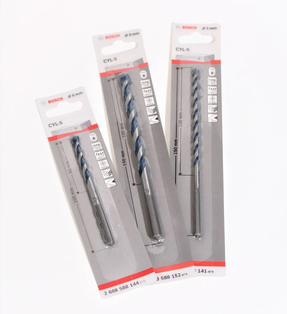 Set Bosch Professional CYL-5: Foratura Sicura per Tasselli PGM