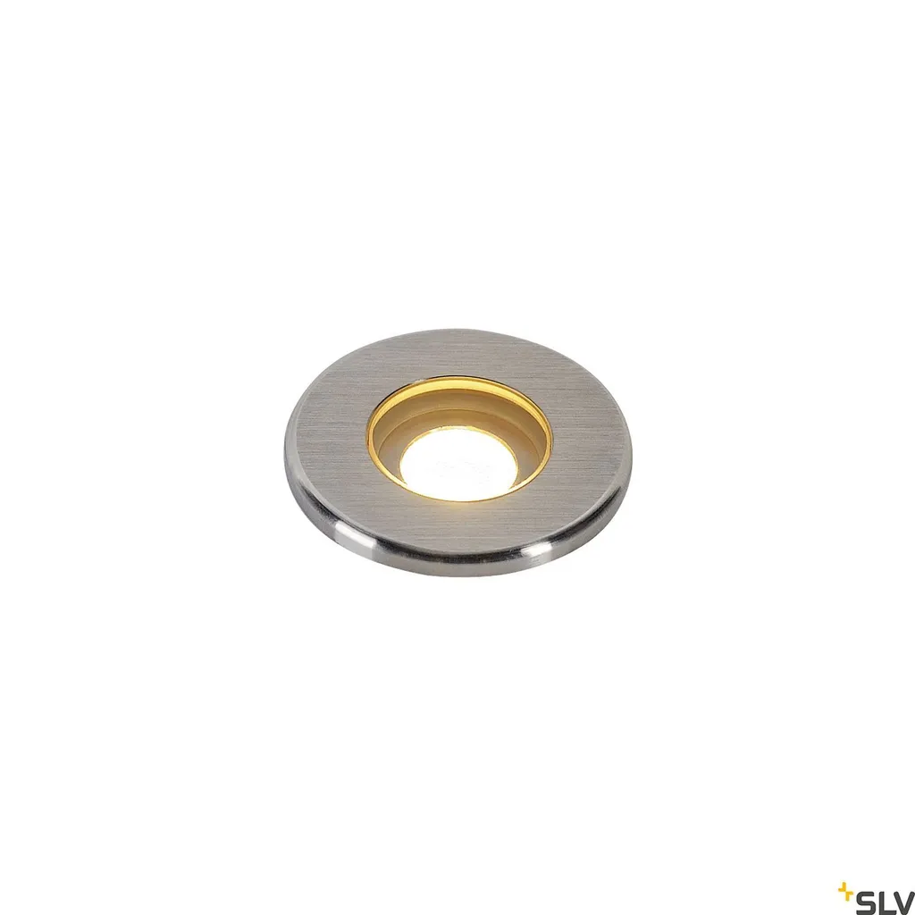 Dasar LED Mini 370 Encastré Sol Inox 316 2W 3000K 12-24V IP67 Éclairage