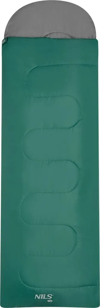 Sac de couchage Nils Camp NC2105 Vert-Gris Taille M pour Randonnée
