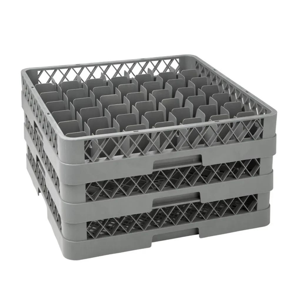 Panier à verres Vogue à 49 compartiments pour lave-vaisselle pro - 10