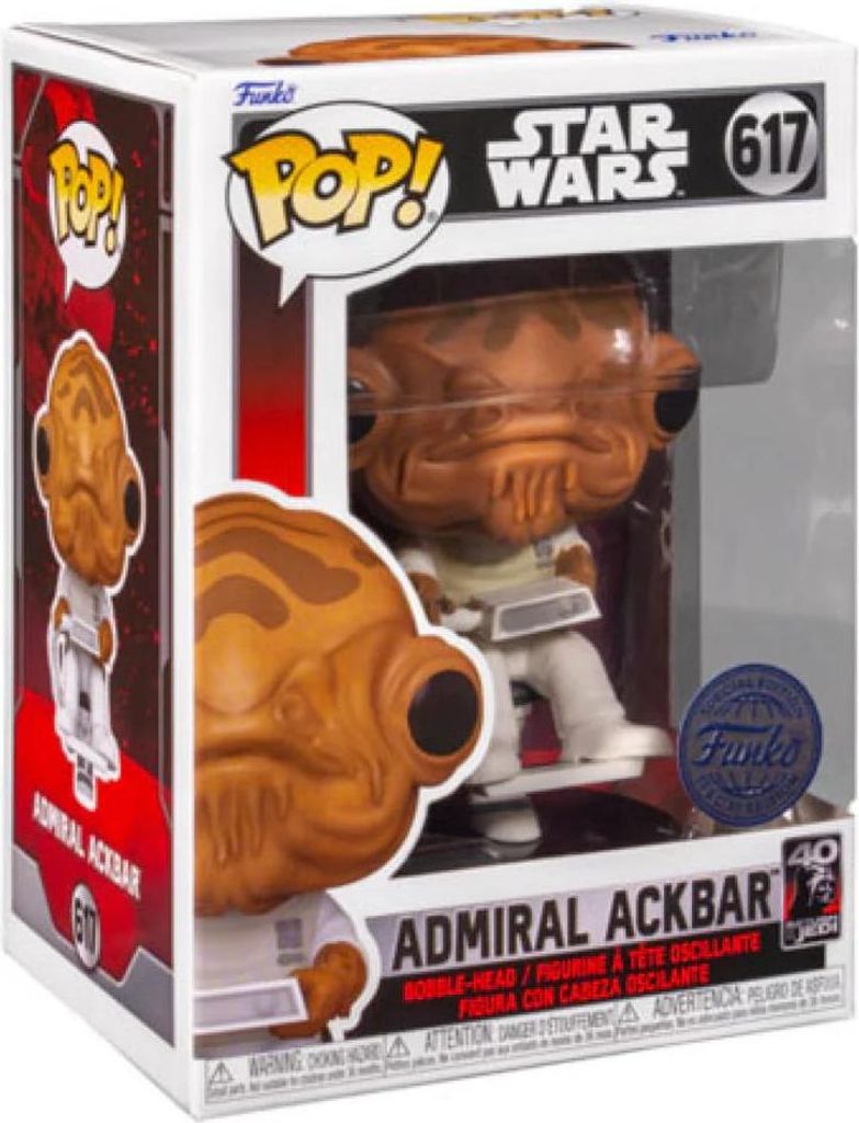 Funko Pop! 500 Star Wars Generál Ackbar Obrázek produktu 