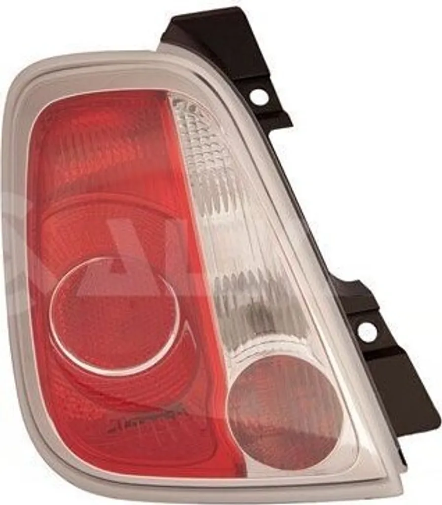 Phare arrière gauche pour Fiat 500 modèle 312 avec connecteur 12V