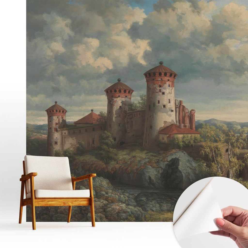 Fototapete selbstklebend - 250x250 cm - Tapete - Wandtapete - Wandbilder - Klebefolie - Dekofolie - Tapete Folie - Wand - Dekoration - Wohnzimmer -...