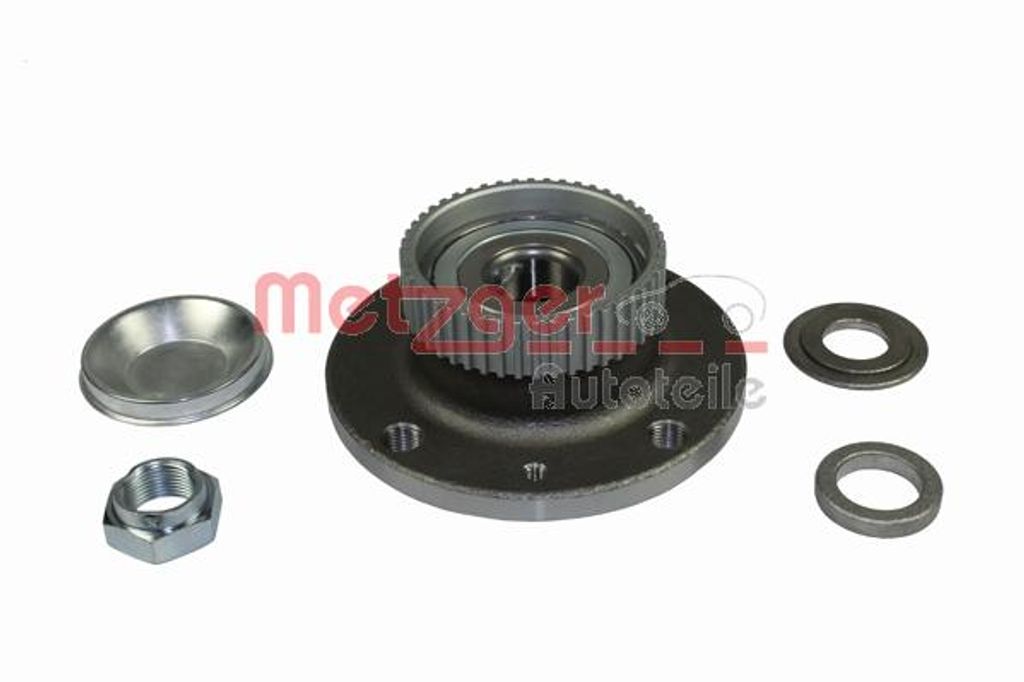METZGER Radlagersatz Hinten passend für PEUGEOT 206 Schrägheck (2A/C) 129mm WM 2049