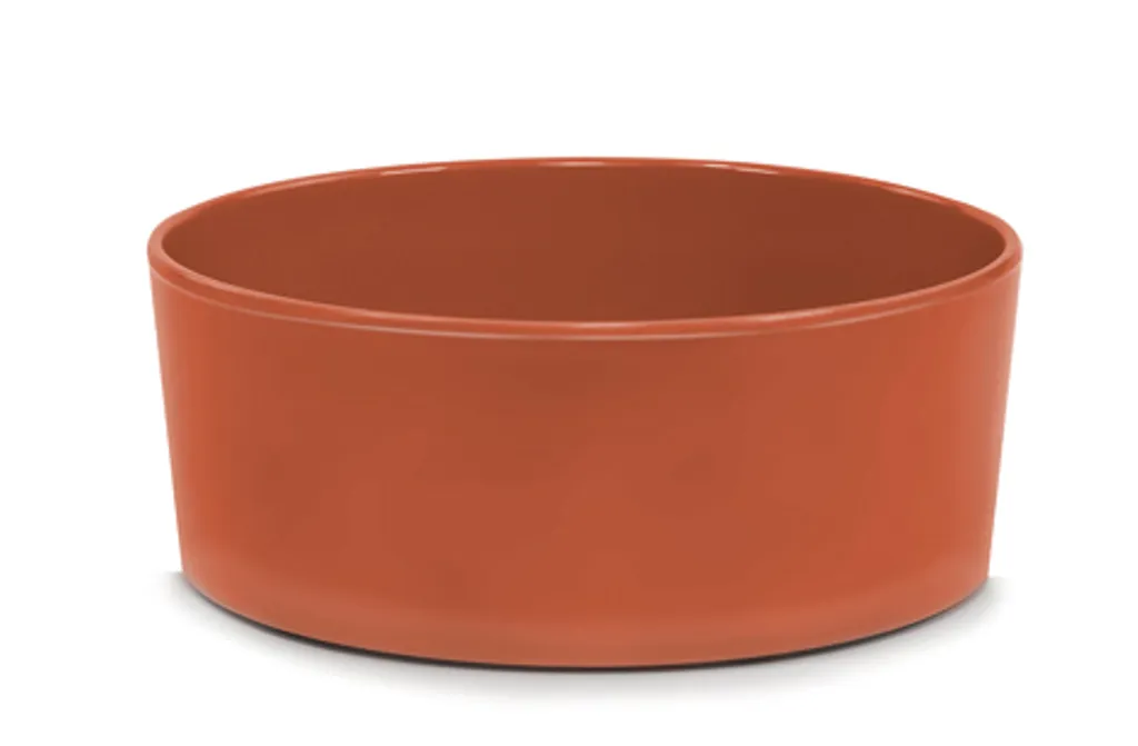 Bol de nourriture stable et facile à laver Simply Mine orange mélamine