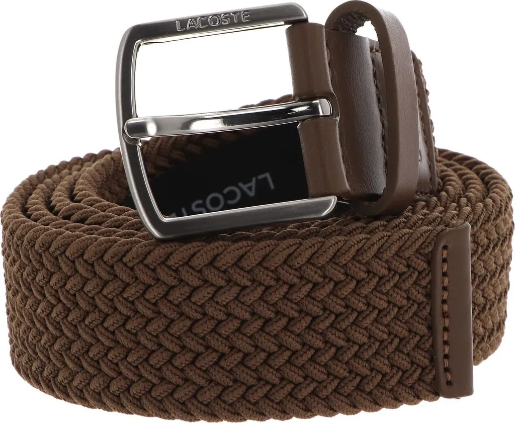 Recensione Cintura Lacoste Braided Stretch Marrone W100 | Test Comfort