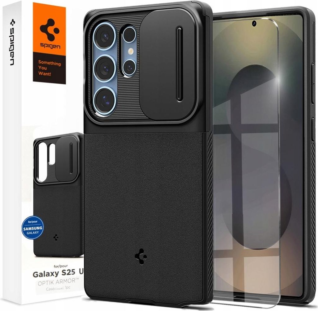 Spigen Optik Armor, funda, para Samsung, Galaxy S25 Ultra, Imagen del producto 