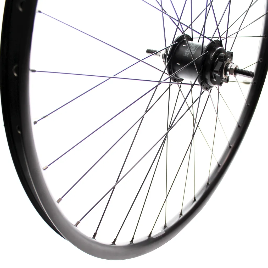Roue arrière Roland 28 pouces 36G A2K DW Rim Vrijloop Noir Robuste