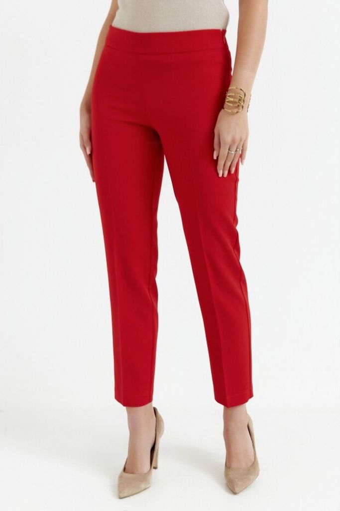 Makover Elegante Hosen für Frauen Lalon K055 rot M