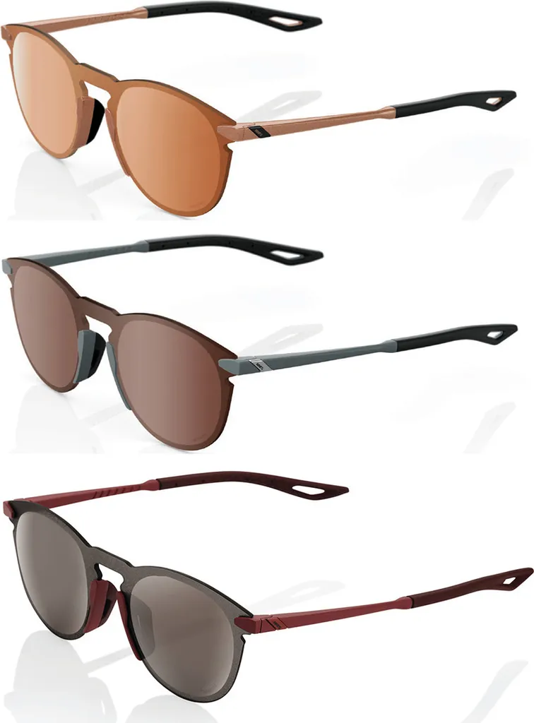 Lunettes de soleil 100% Legere Round HiPER Mirror pour cyclisme sportif