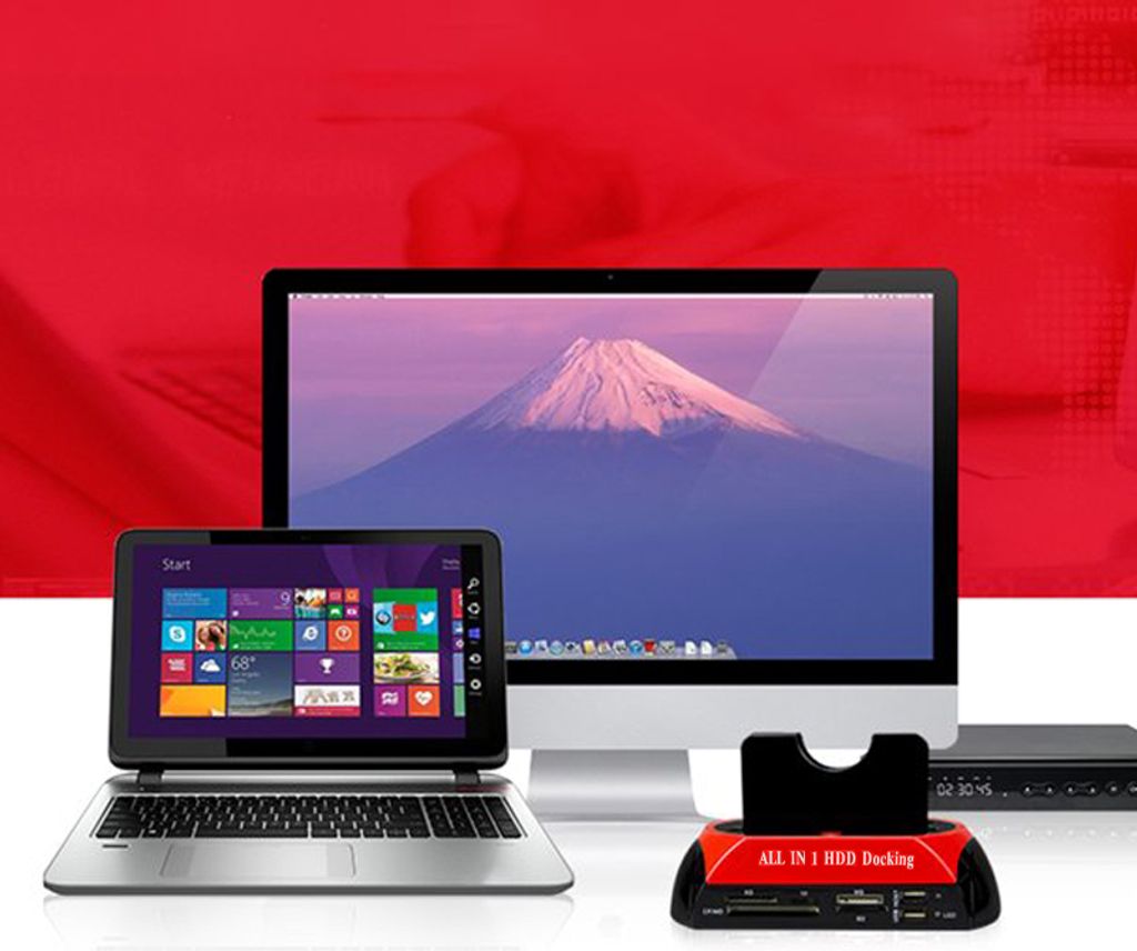 Stacja dokująca HDD 2 dyski twarde USB IDE SATA Stacja Zdjęcie produktu 5