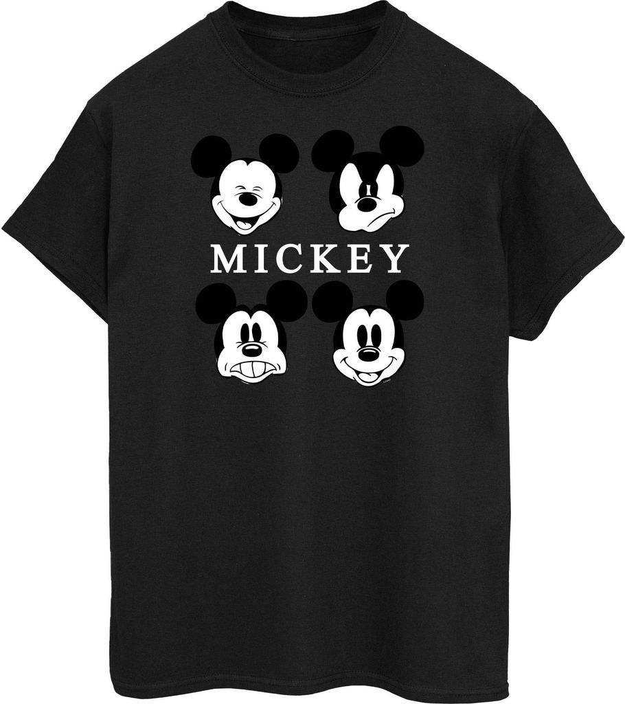Disney - "Four Heads" T-Shirt für Herren BI1139 (XXL) (Schwarz)