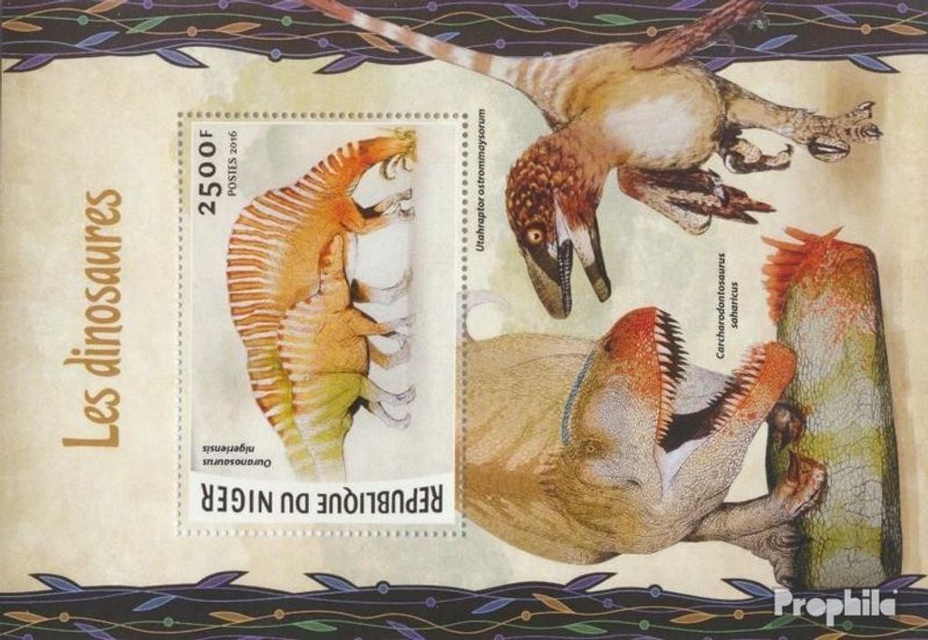 Briefmarken Niger 2016 Mi Block 528 (kompl. Ausg.) Produktbild 
