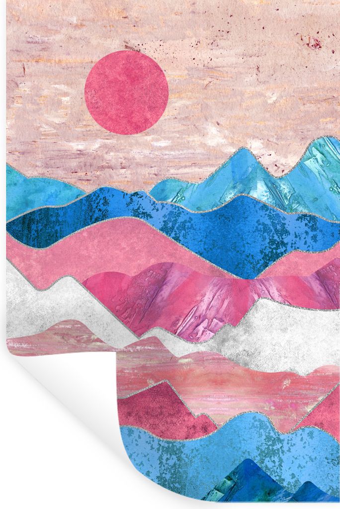 MuchoWow Wandtattoo Wandsticker Wandaufkleber Stolz - Transgender - Marmor 40x60 cm Selbstklebend und Repositionierbar - Wierderverwendbar - Selb...