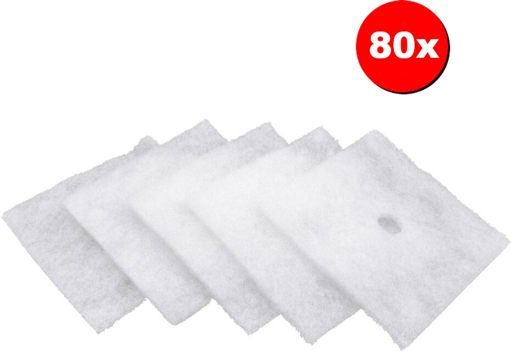 80x Trade-Shop Ersatzfilter / Luftfilter / Filtermatte kompatibel mit Maico ER 60 VZC, ER-AP60, ER-AP60 H, ER-AP60 VZ, ER-AP100, ER-AP100 F, ER-APB60