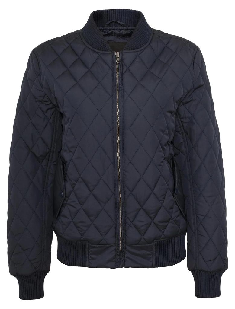 Urban Classics - Jacke Gesteppt für Damen TN101 (S) (Marineblau)