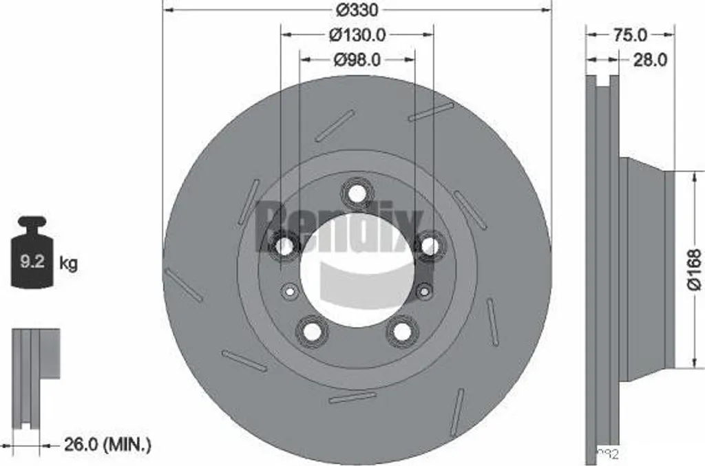 Éliminez les vibrations au freinage : Disque de frein BENDIX Panamera