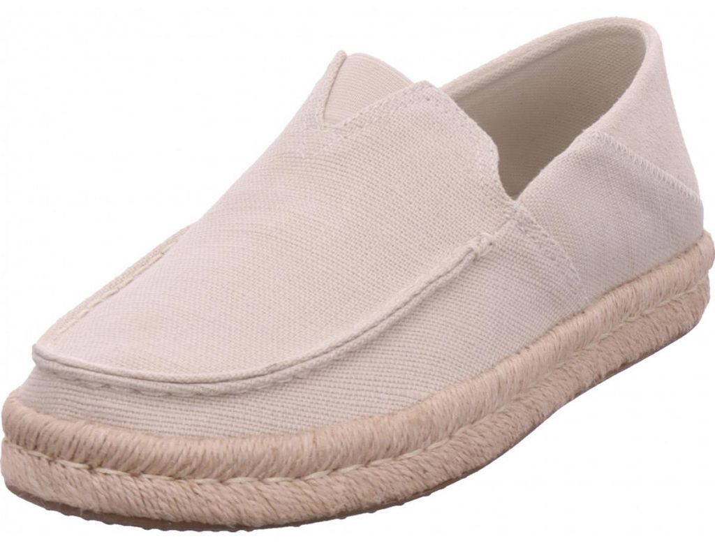 Toms Alonso Rope Loafer Herren Espadrilles mit Bast Beige (Fog Heritage), 10020861 - Gr. 46