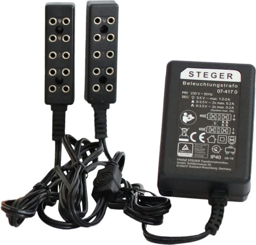 Éclairage pour maison de poupées : transformateur 3,5V Kahlert réglable