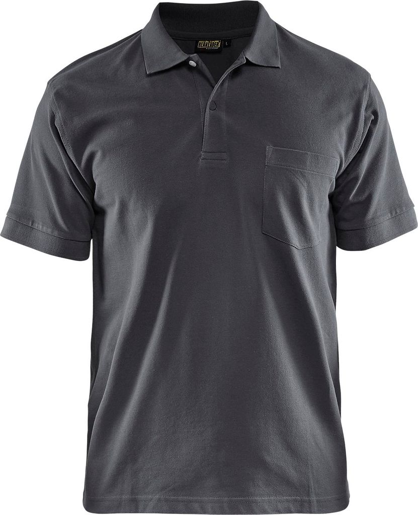 Blakläder Polo Shirt 3305 1035 in div. Farben, Farbe:dunkelgrau, Größe:XS