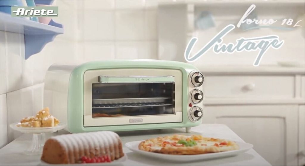 Ariete Vintage Mini-four, vert Image du produit 
