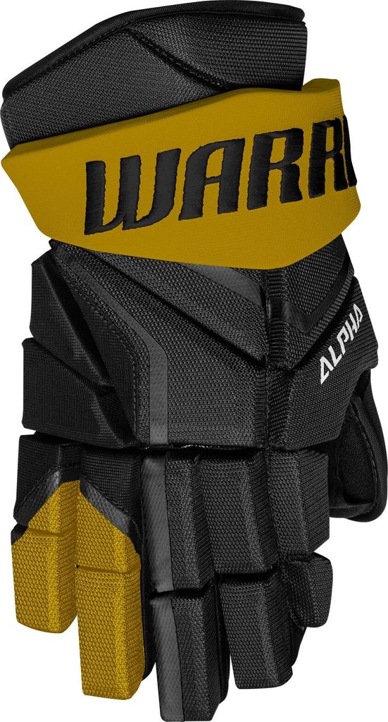 Warrior Alpha LX2 MAX Handschuhe Junior, Größe:11 Zoll, Farben:schwarz/gold