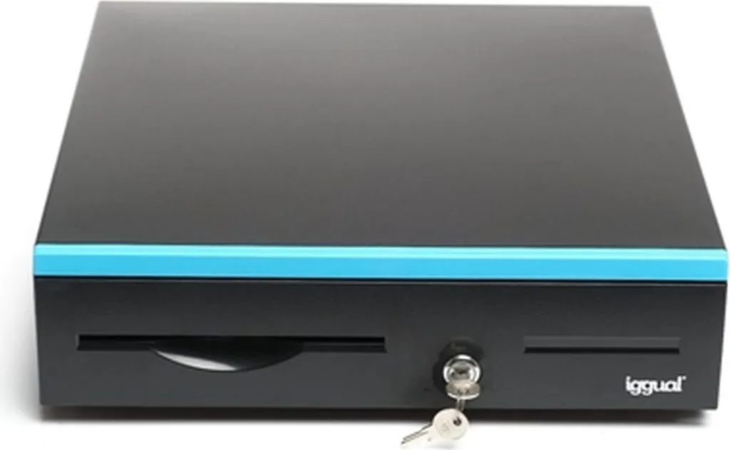Cassetto Portadenaro Iggual Iron-30b 42cm | Alta Resistenza RJ11