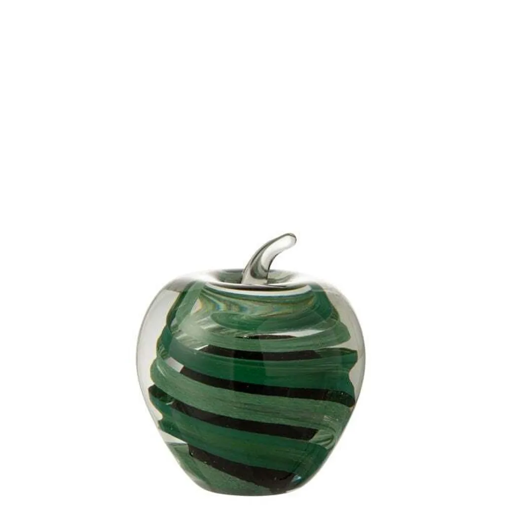 Presse-Papier Pomme J-Line Vert Large pour Organiser Bureau et Salon