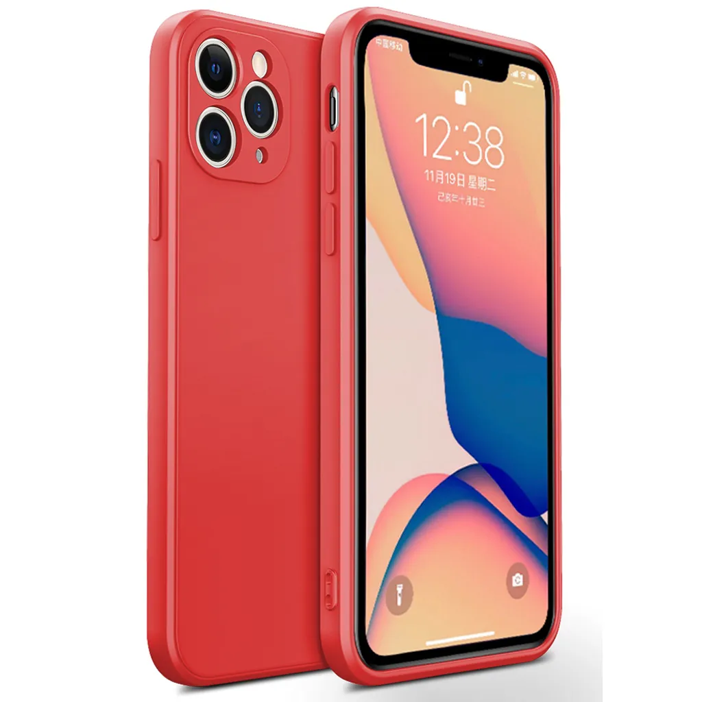 Custodia Protettiva iPhone 11 Pro - Silicone Liquido High-Tech Rosso
