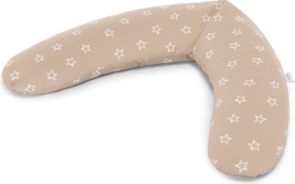 Theraline Dodo Stillkissen 170 cm inkl Bezug Sterne cappuccino