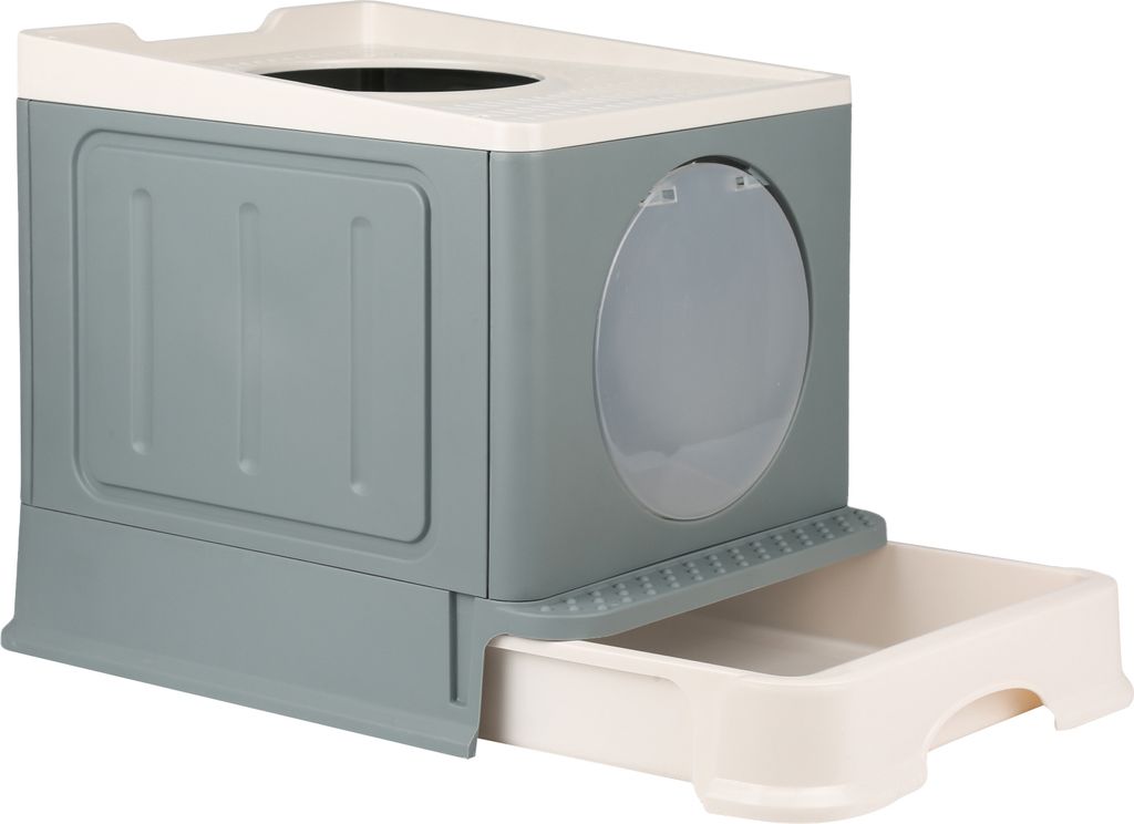 Katzenklo mit Deckel, geschlossene Katzentoilette, Produktbild 5