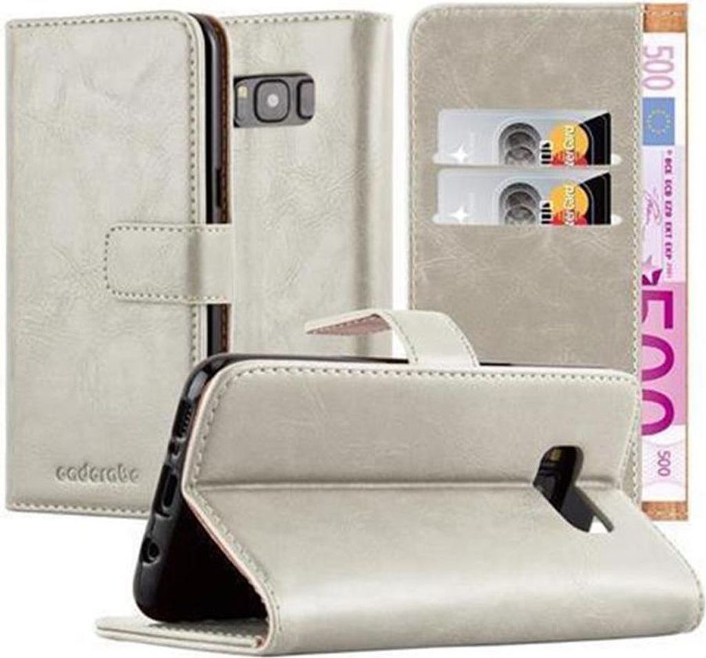 Cadorabo Hülle für Samsung Galaxy S8 PLUS Schutzhülle in Braun Handyhülle Book Tasche Case Etui Luxury
