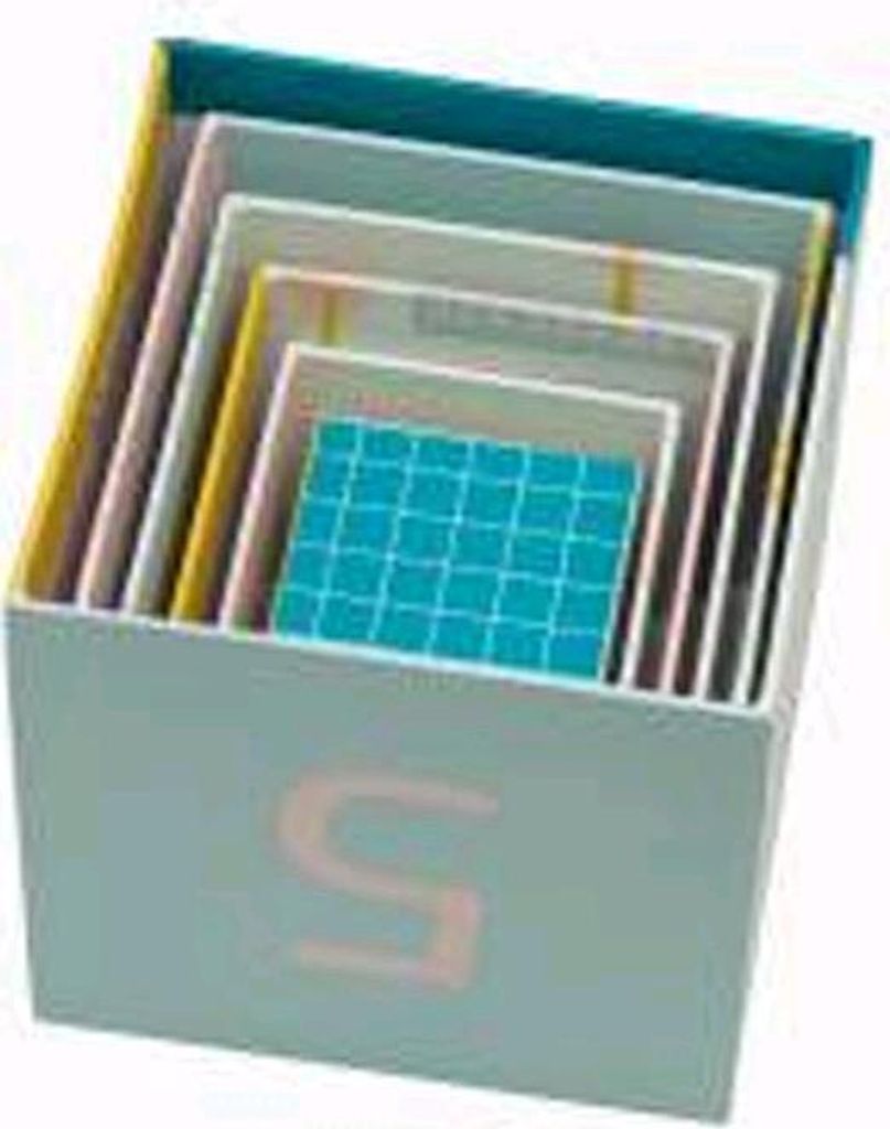Baby Art Stapelbare Aktivittswrfel fr Kinder, individuell gestaltbar mit Hand- und Fuabdruck-Set, Pappbausteine, Lernspiel fr Kinder, Pastellfarben