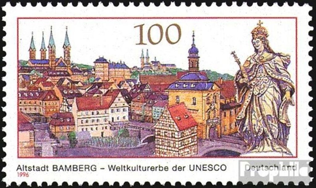 Briefmarken BRD (BR.Deutschland) 1996 Mi 1881 (kompl.Ausgabe) postfrisch Kultur- und Naturerbe der Menschheit