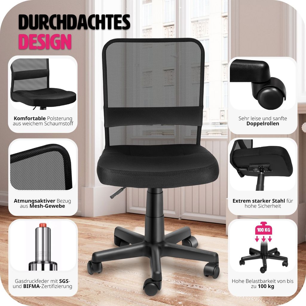 Kancelářská židle Patrick ergonomického tvaru otočná o 360° Obrázek produktu 8