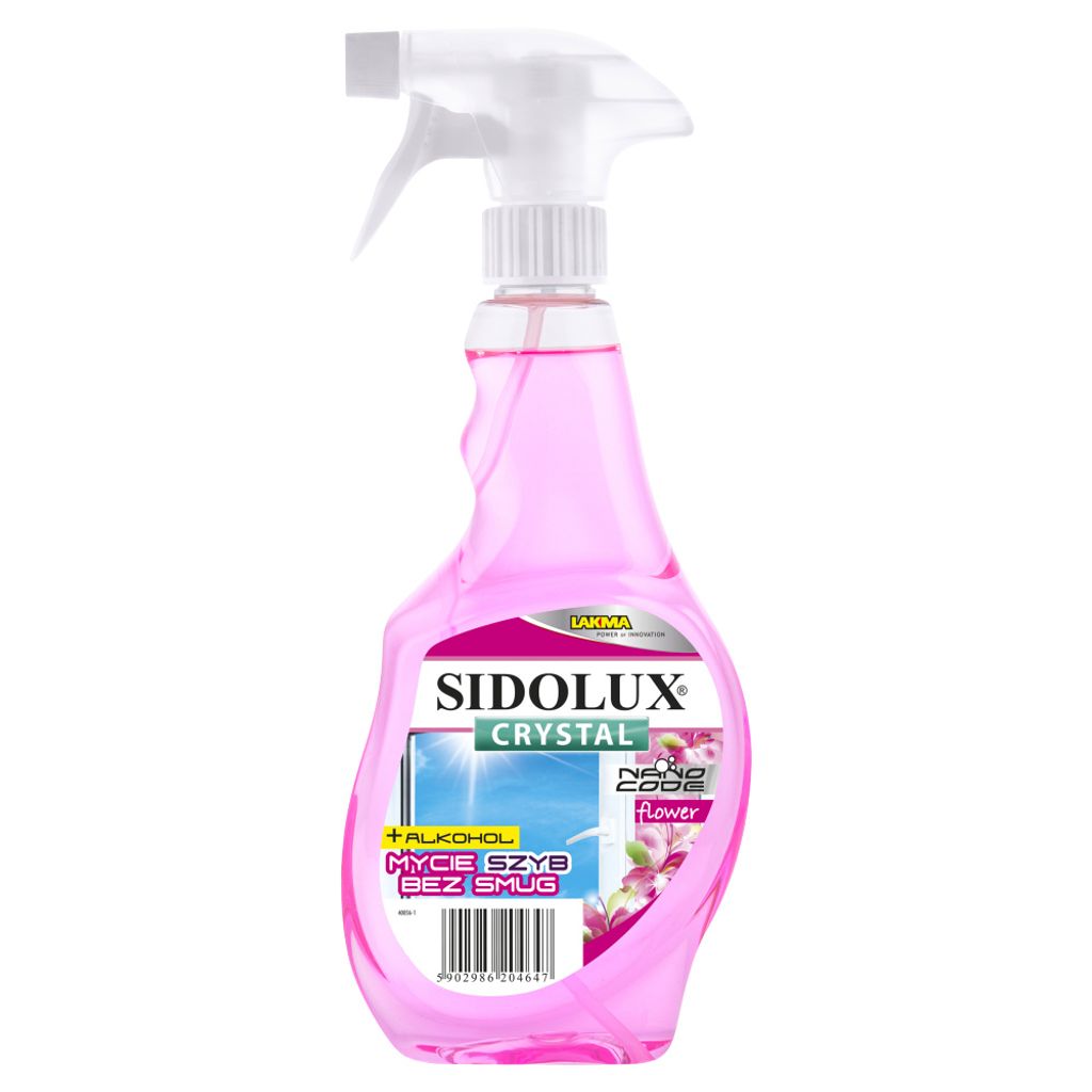 Sidolux, Crystal, Čistič skla, květina, 500 ml Obrázek produktu 2
