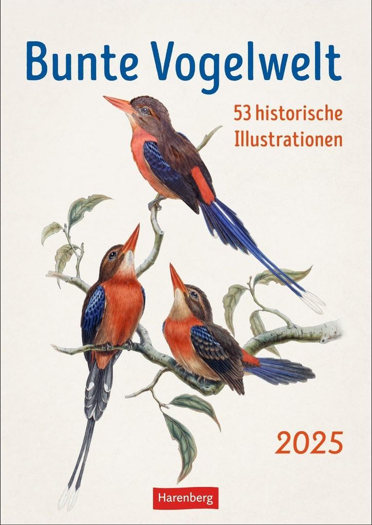 Bunte Vogelwelt Wochenplaner 2025 - 53 historische Produktbild 