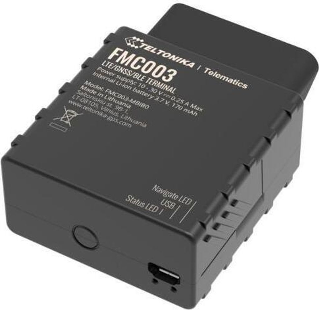 GPS lokátor, TELTONIKA, FMC003-EU, 4G, LTE, OBDII Obrázok produktu 