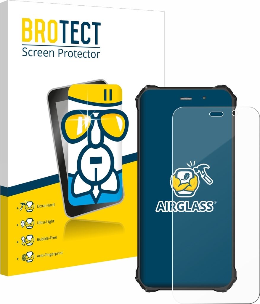 BROTECT Schutzglas für Fossibot F101P Schutzfolie Panzer Folie Glas Display Schutz klar