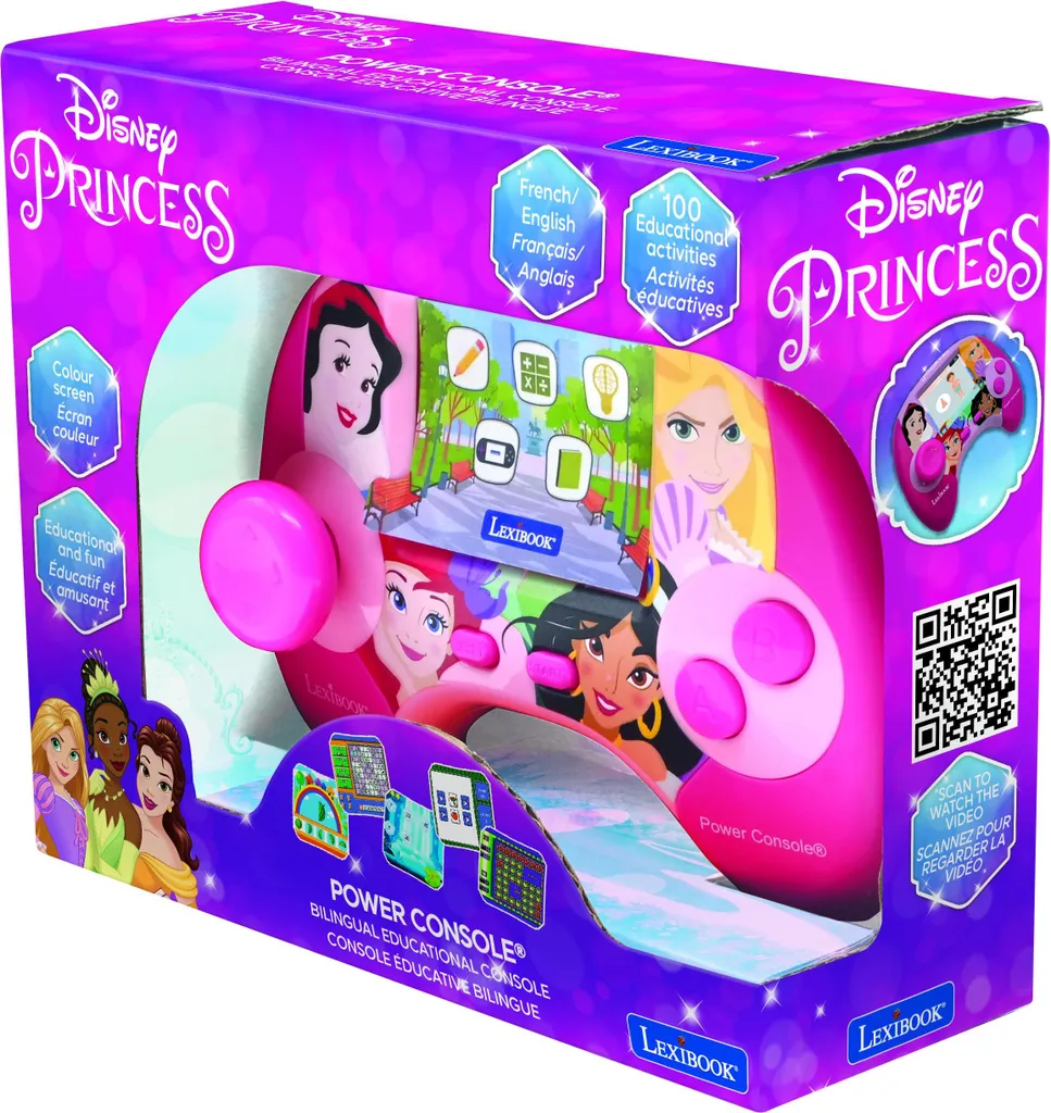 Console Éducative Bilingue Disney Princesse avec 150 Activités de Jeu