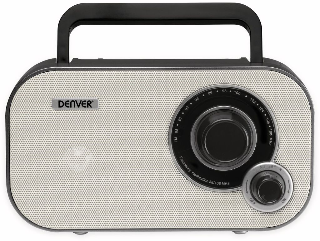 Transistorradio Denver Electronics, AM/FM, wit Productafbeelding 
