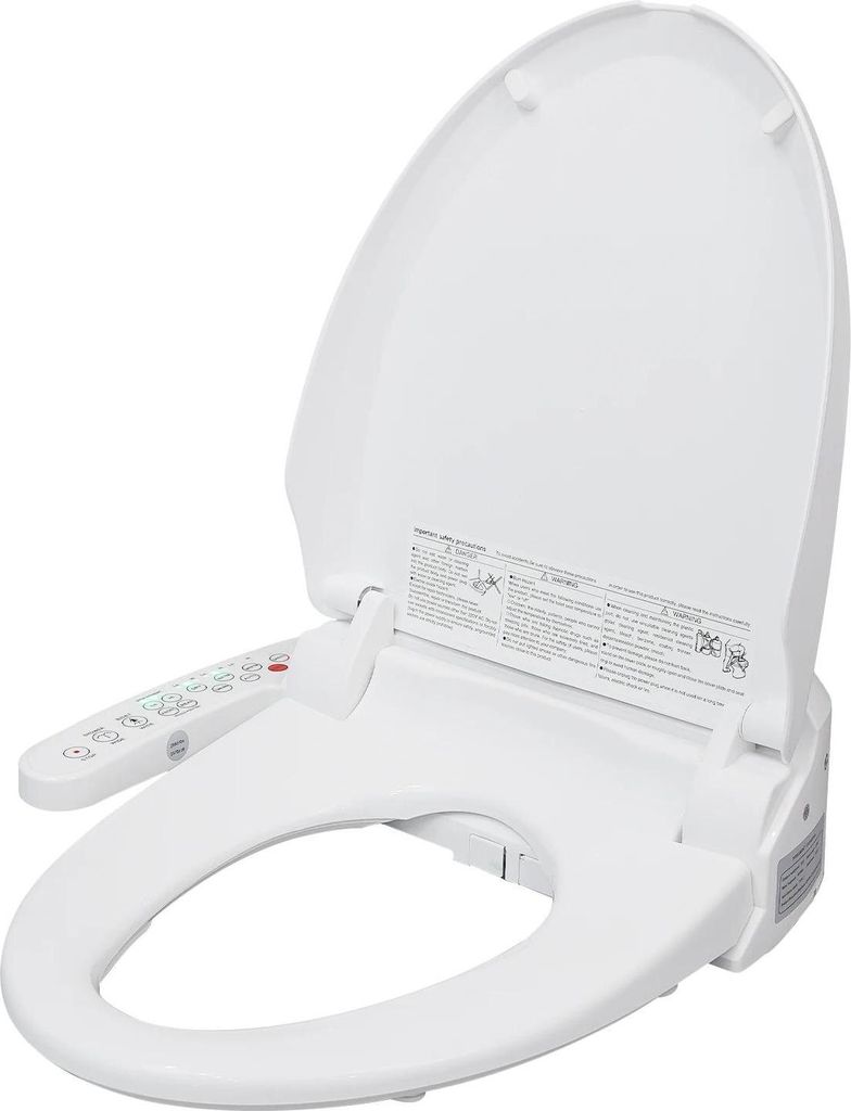 Elektrischer Bidet-Toilettensitz - Intelligent - 1350 W - 220 V - Mit Düse - Weiß