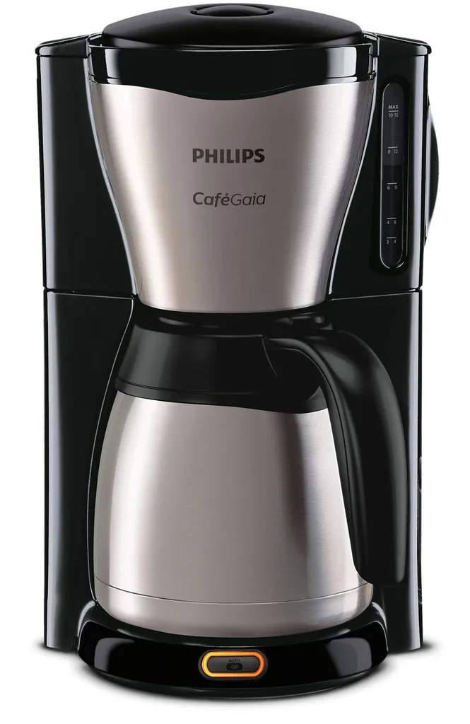 Philips HD7546/20 Cafetière Filtre isotherme Gaia en Acier Inoxydable