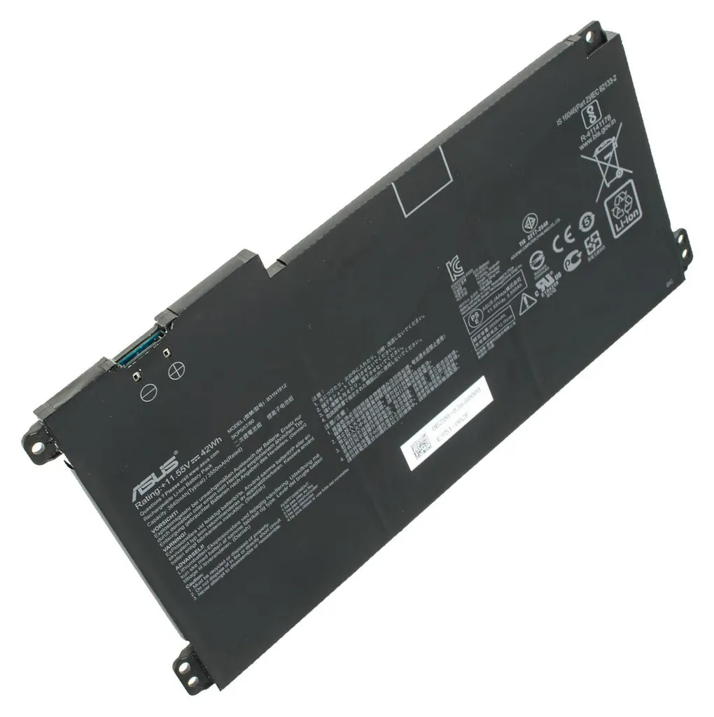 Batterie Asus B31N1912 Haute Capacité 42Wh pour Modèles E410 d'Origine