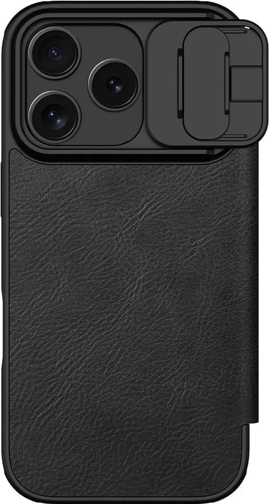 Custodia Antiurto iPhone 17 Pro Nillkin Qin Pro - Nera e Robusta