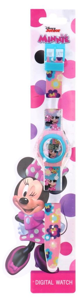 Accutime Uhr Disney Minnie Maus LED | 2 Stk