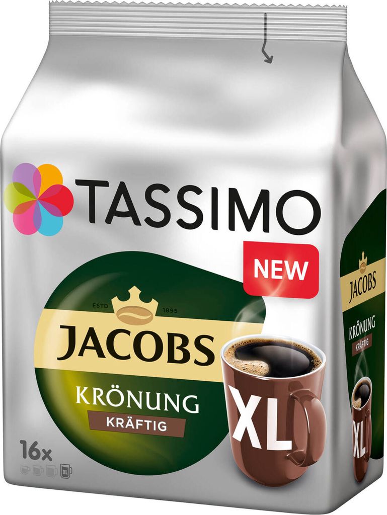 TASSIMO Kapseln Jacobs Krönung Kräftig XL T Discs 5x16 Produktbild 4
